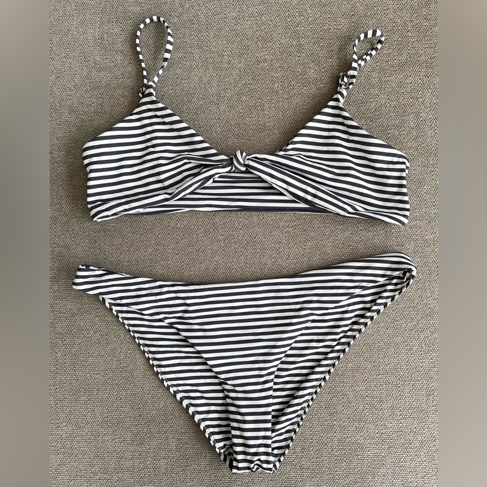 O’Neill Cate Striped Bikini Top and Bottom